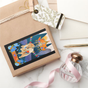 ZEN CARNIVAL  Chow  RECTANGLE Sticker