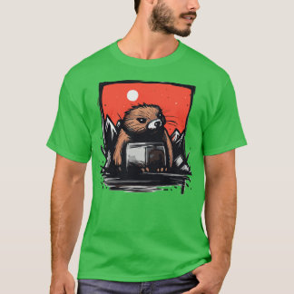 zen cartoons japan giant beaver T-Shirt