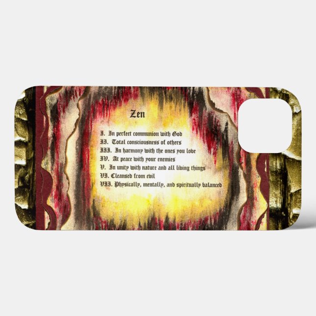 Zen Case-Mate iPhone Case (Back (Horizontal))