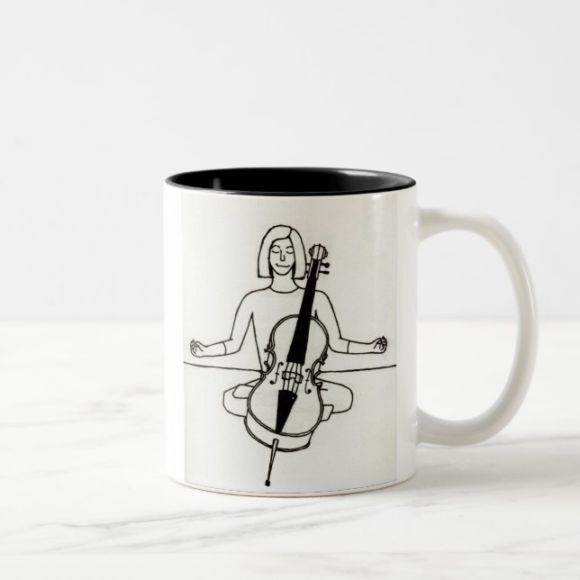 Zen Cellist mug (Right)