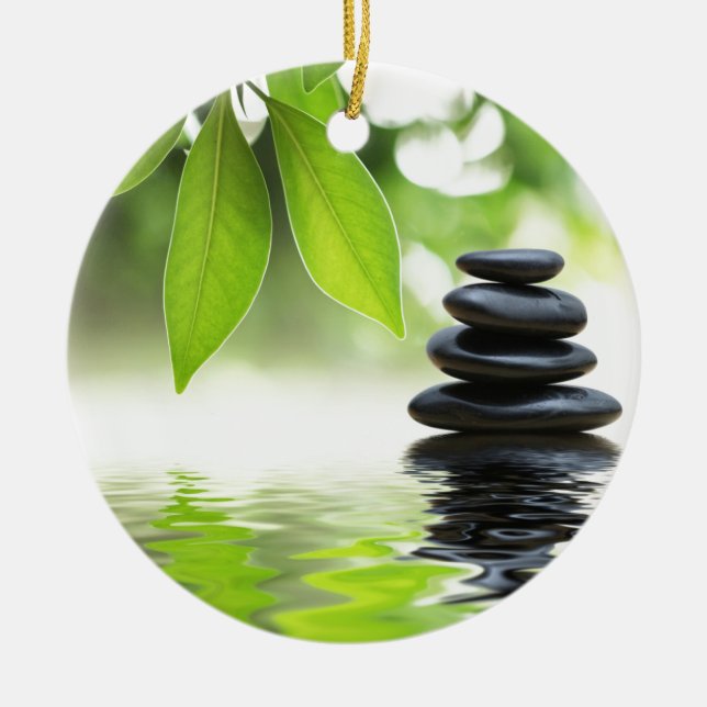 Zen Ceramic Ornament (Front)