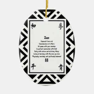 Zen Ceramic Ornament