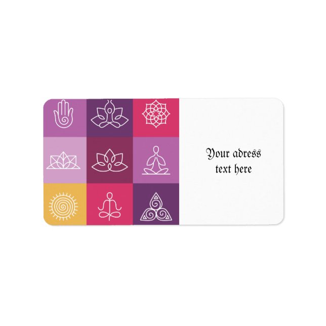 zen,chakra,yoga,peace,ohm,tranquilty,lotus,meditat label (Front)