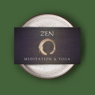 Zen Circle Enso Yoga Instructor and Meditation Business Card