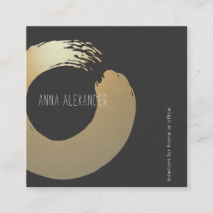 Zen Circle Yoga Instructor Meditation Calling Card