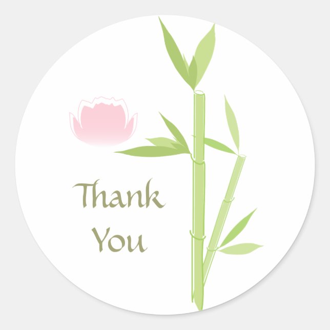 Zen Classic Round Sticker (Front)