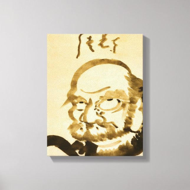 Zen Classics - Hakuin Ekaku - Daruma Canvas Print (Front)