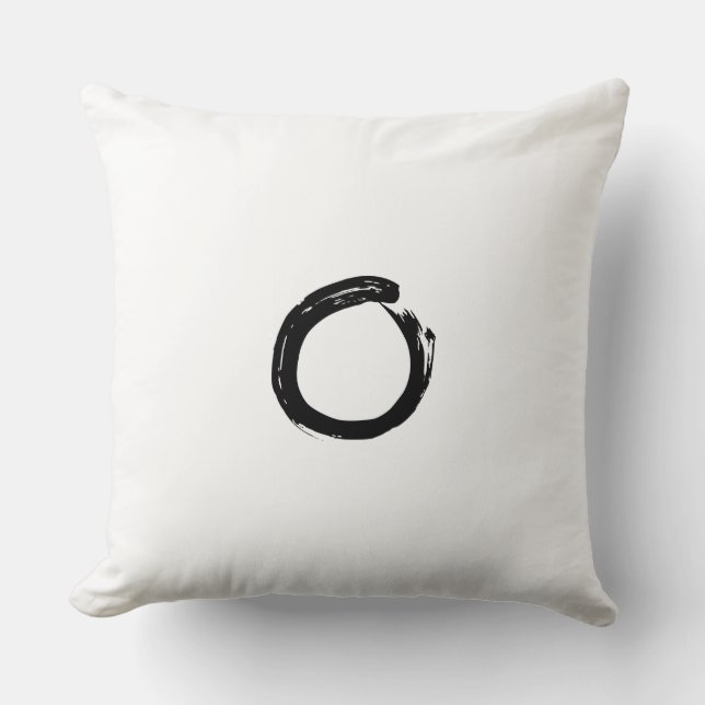 Zen Cushion with Enso (Front)