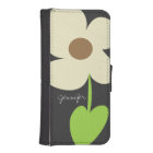 Zen Daisy Personalized iPhone 5/5S Wallet Case