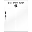 Zen Darts Score Board-Aztec Yin-Yang Sun