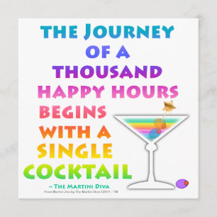 ZEN de MARTINI - invitation d'heure heureuse