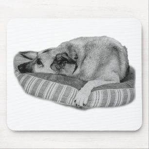 Zen Desk, Lounge Dog Pad Mouse Pad