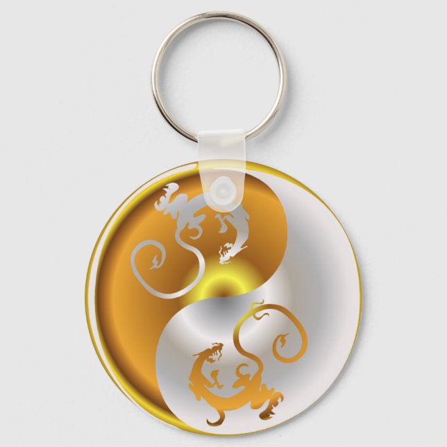 Zen Dragons Keychain (Front)