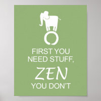 Zen Elephant Enso Simplify