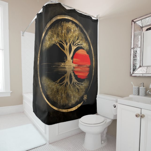 Zen Enso Golden Sunset (In Situ)