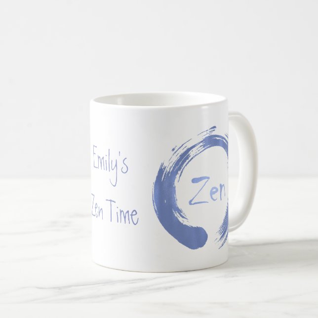 Zen Ensō Personalized Mug (Front Right)