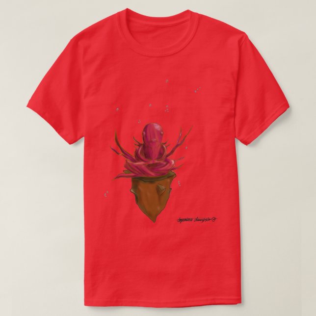 Zen fighting fish T-Shirt (Design Front)