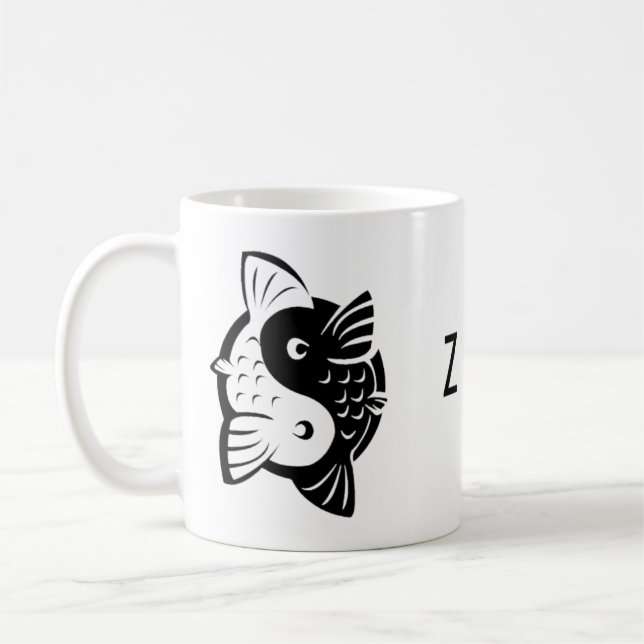 Zen Fishes Coffee Mug (Left)