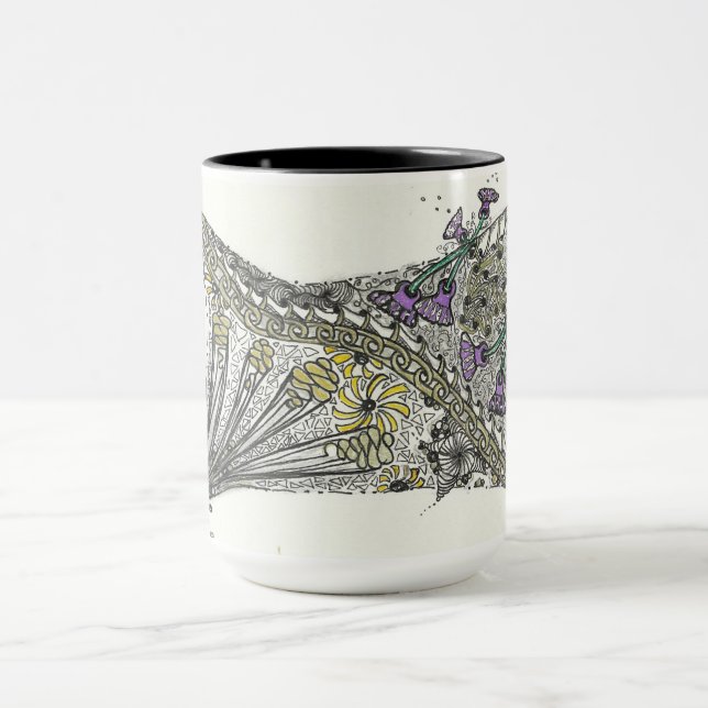 Zen floral mug (Center)