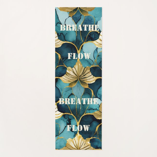 Zen Flow Japanese Art Yoga Mat (Front)