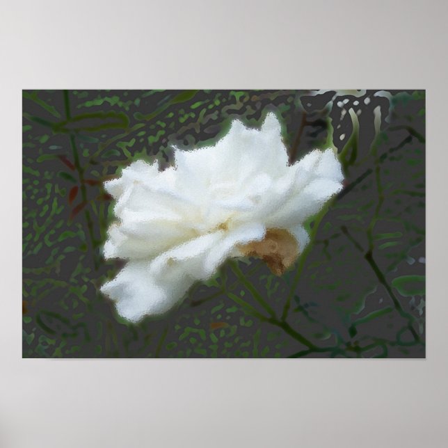 Zen Flower Poster (Front)