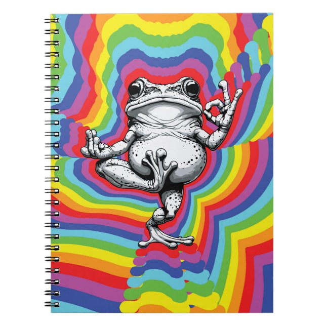 Zen Frog Masterpiece Notebook (Front)