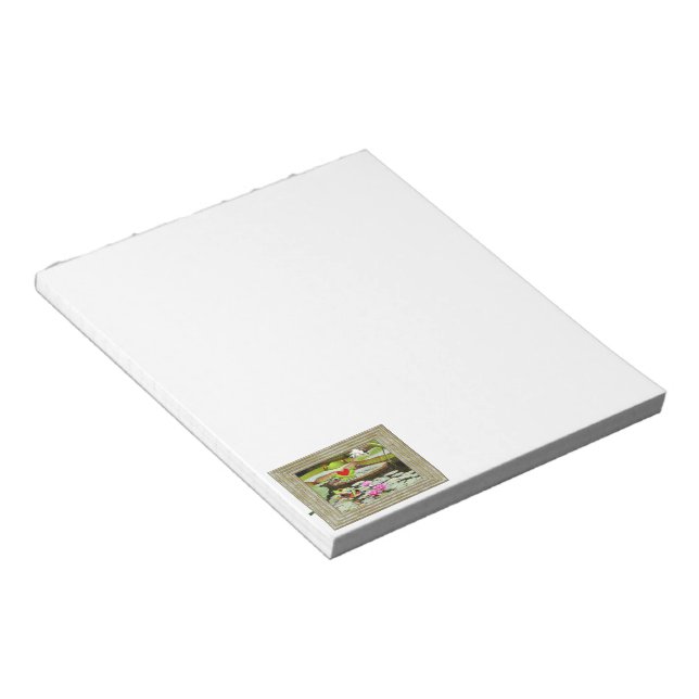 Zen frog notepad (Angled)