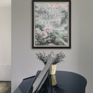 Zen Garden Bliss Peaceful Japanese Garden Poster