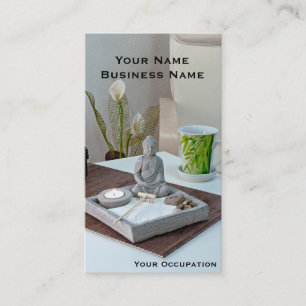 Zen Garden Buddha Business Card