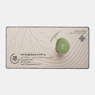 Zen Garden Custom Tech Corporate Client Marketing  Desk Mat