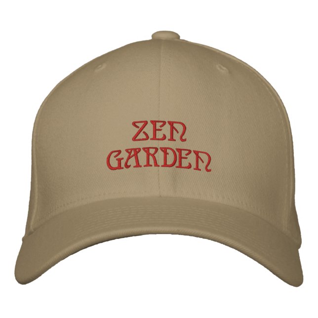 ZEN GARDEN Embroidered Hat (Front)
