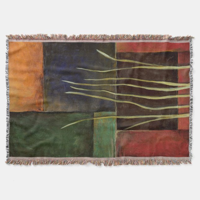 Zen Garden I Throw Blanket (Front)