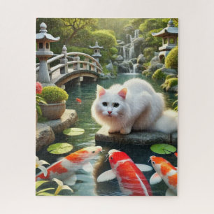 Zen Garden Kitty Jigsaw Puzzle