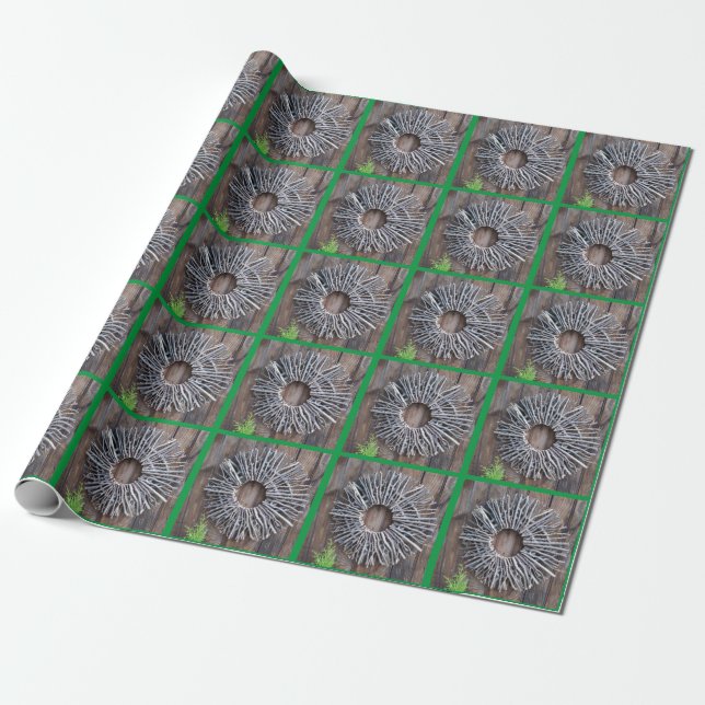 Zen Gardening Wrapping Paper (Unrolled)