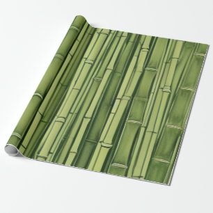 zen green bamboo pattern background nature asia ja wrapping paper