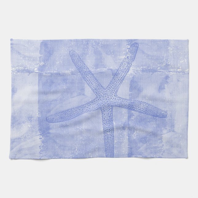 Zen Inspired Beach Theme Starfish Kitchen Towel (Horizontal)