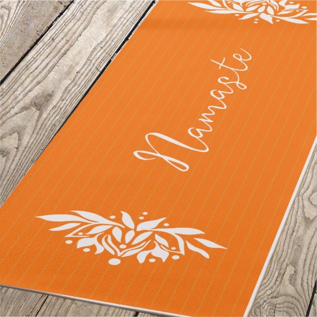 Zen Inspired Flaming Lotus Flower Yoga Mat (Creator Uploaded)