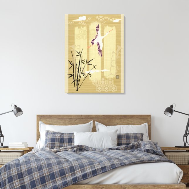 Zen Island Canvas Print (Insitu(Bedroom))
