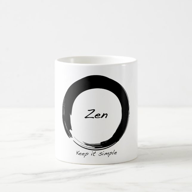 Zen: Keep it simple Coffee Mug (Center)