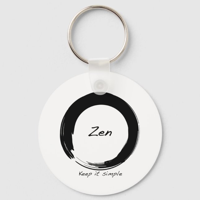 Zen: Keep it simple Keychain (Front)