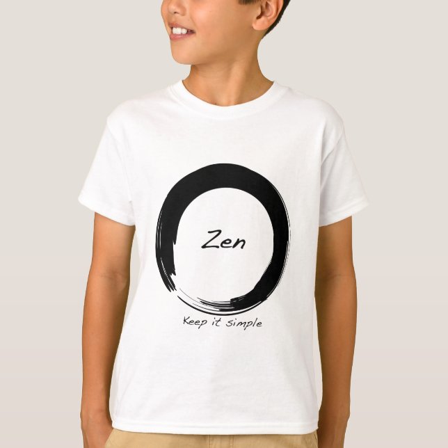 Zen: Keep it simple T-Shirt (Front)