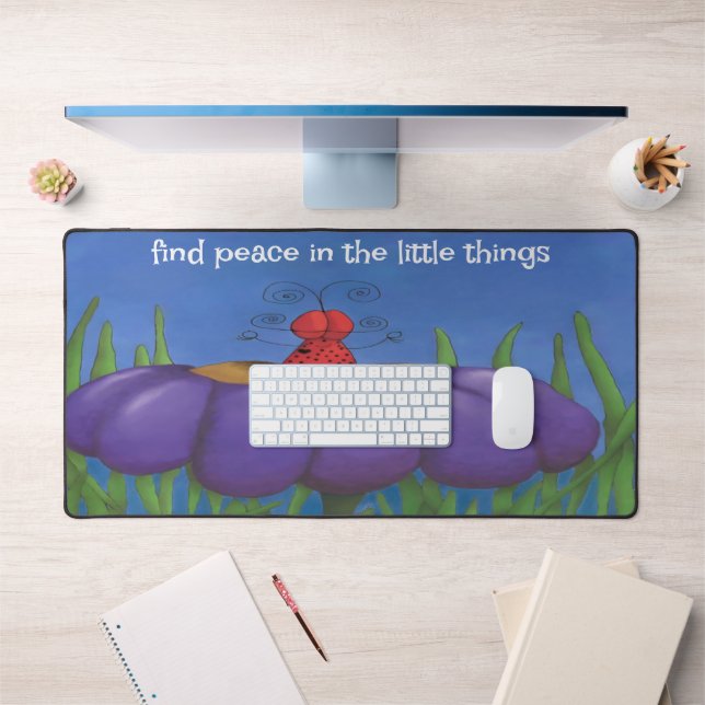 Zen Ladybug Desk Mat (Office 1)