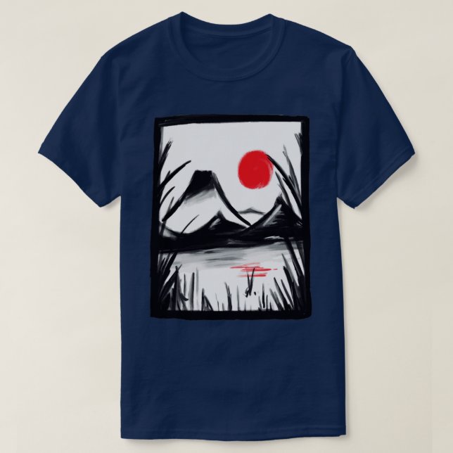Zen Landscape T-Shirt (Design Front)