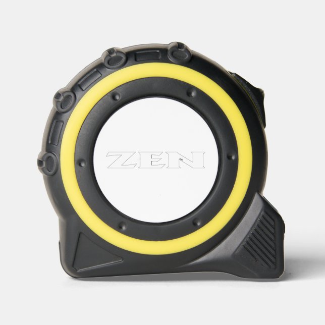 Zen line white yellow tape measure 1 (Front)