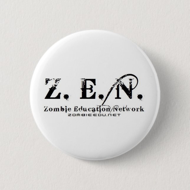 zen logo 2 inch round button (Front)