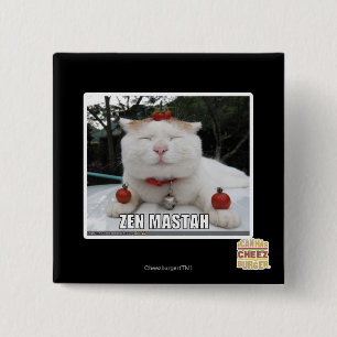 Zen Mastah 2 Inch Square Button