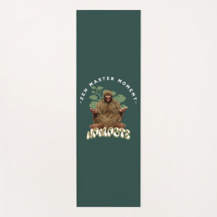 Zen Master Moment Namaste - Bigfoot Maditation Yoga Mat
