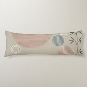 Zen Minimalist Design Body Pillow