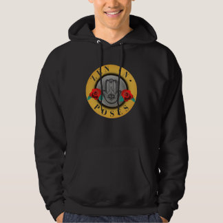 Zen N Poses  Classic Rock Yoga Mashup Hoodie