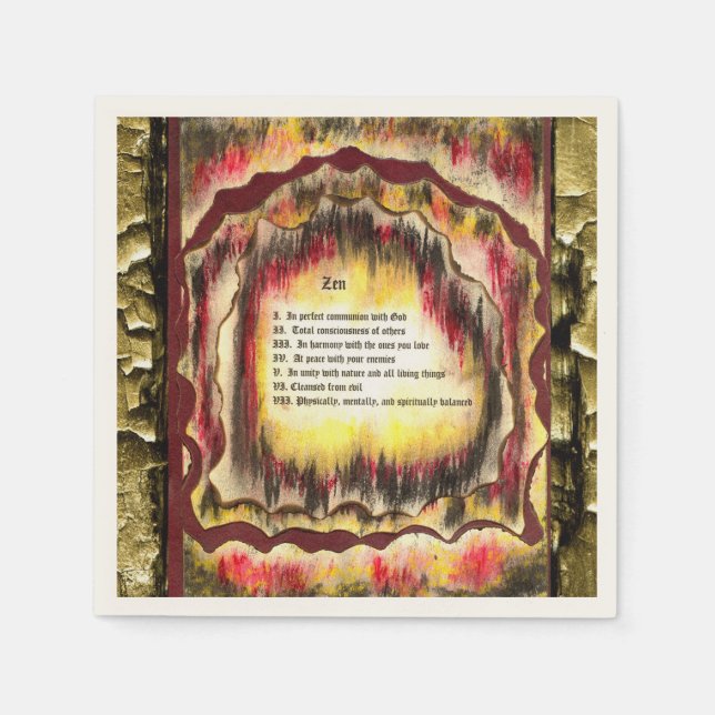 Zen Napkin (Front)
